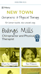 Mobile Screenshot of newtownchiroandpt.com
