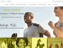 Tablet Screenshot of newtownchiroandpt.com